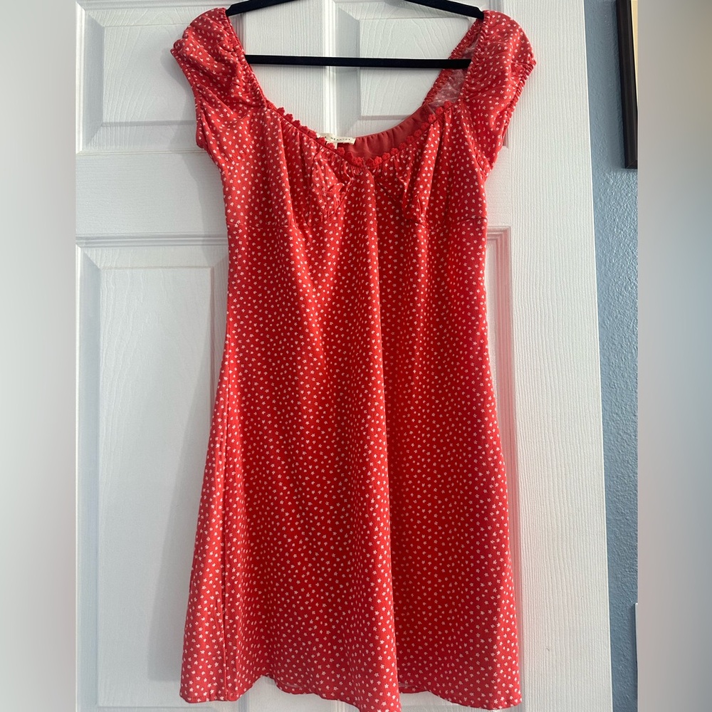LA Hearts Red Floral Sundress
